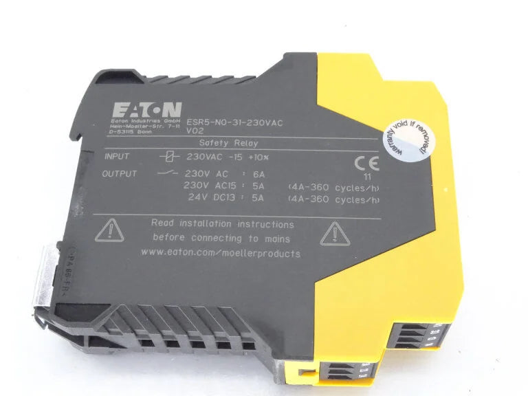 Eaton ESR5-NO-31-230VA Relay - 230VAC Fixed Contact Switch - EATON [2]