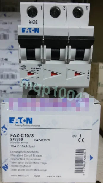 Eaton Moeller FAZ-C10/3 Circuit Breakers 3P 10A - EATON [1]