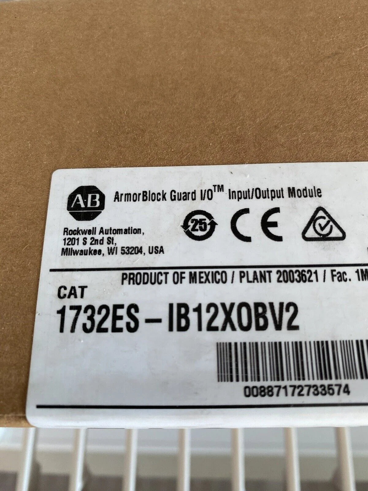 EtherNet/IP Safety ArmorBlock Input Module Allen Bradley 1732ES-IB12XOBV2 - ALLEN BRADLEY [2]