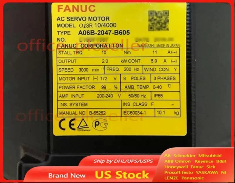 FANUC A06B-2047-B605 Servo Motor A06B2047B605 US Free TAX [1]