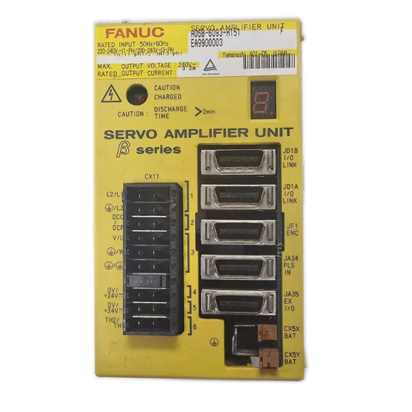 FANUC A06B-6093-H151 Quality Tested AC Servo Amplifier, Industrial Grade Performance, 200V AC, 20A Max Current, 151mm Mounting Plate, Compact Design, Easy to Install, Long Service Life, IP67 Enclosure, User-Friendly Interface, 10 Year Warranty - FANUC [1]