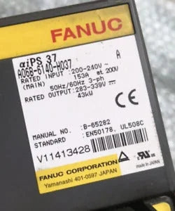 FANUC A06B-6140-H037 Ser. A aiPS 37 Servo Amplifier FANUC Servo Drive - FANUC [1]