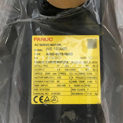 FANUC SERVO MOTOR A06B-0078-B003 - FANUC [4]