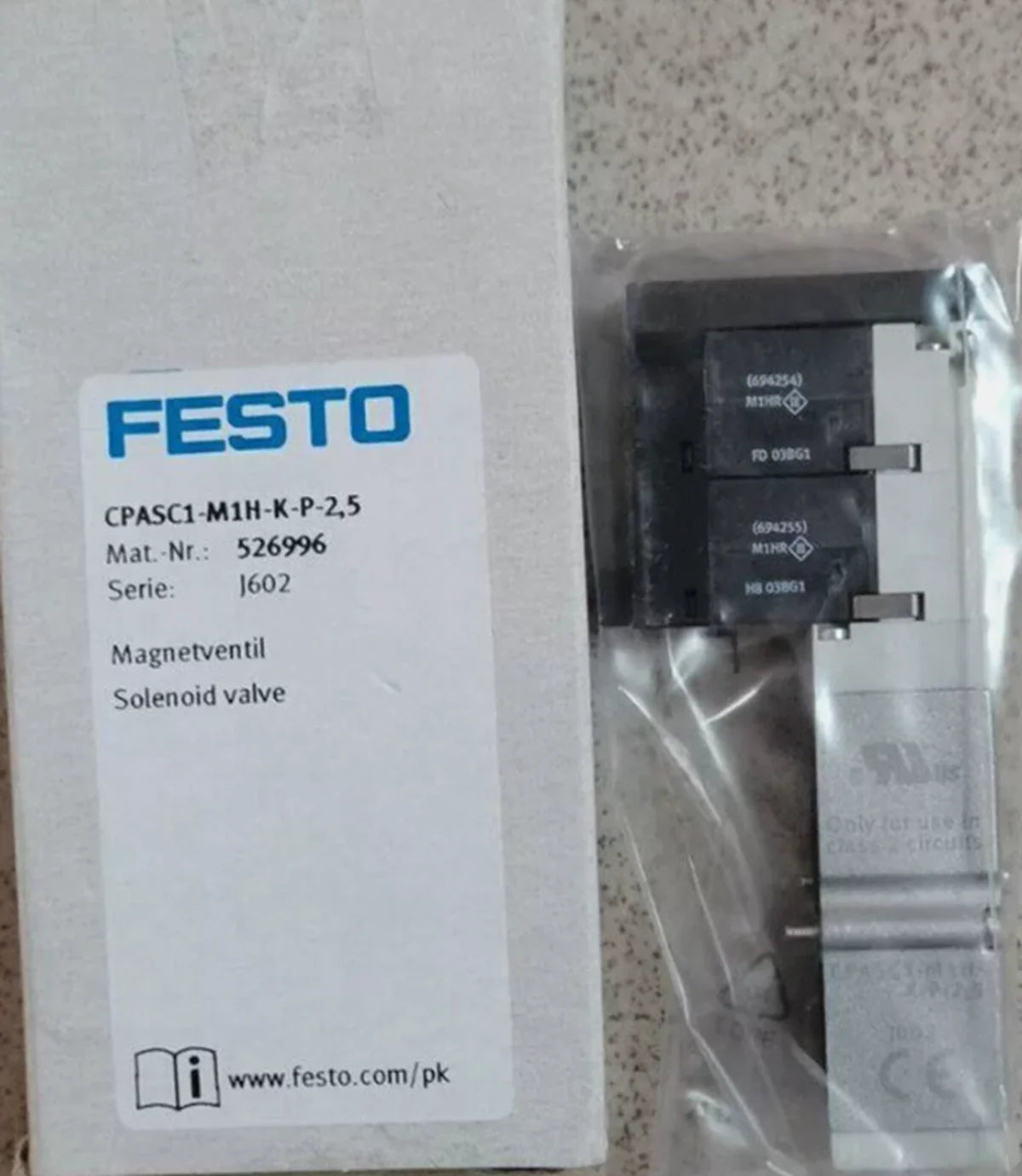 FESTO CPASC1-M1H-K-P-2,5 Solenoid Valve: High-Performance Valve with Multiple Positions - FESTO [1]