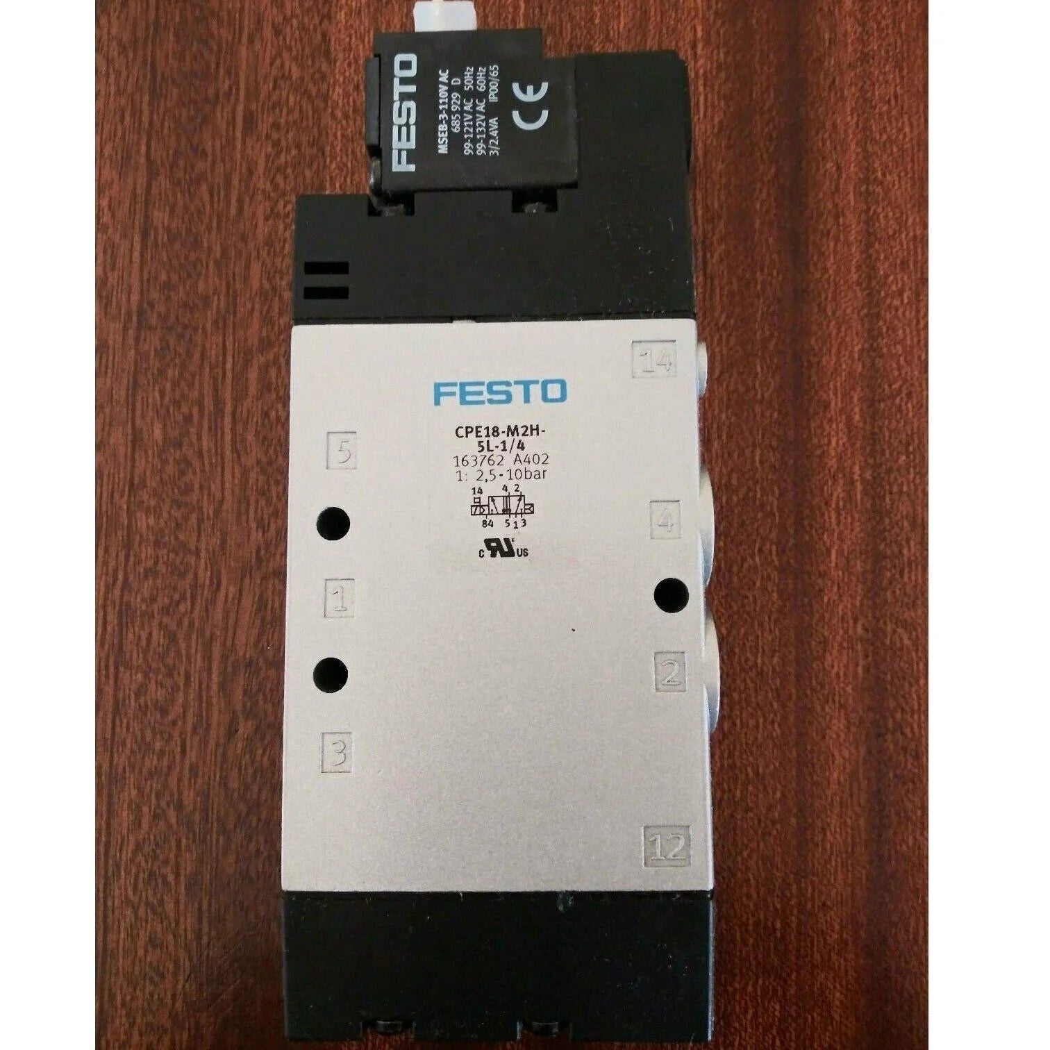 FESTO CPE18-M2H-5L-1/4 Solenoid Valve 163762 - FESTO [3]