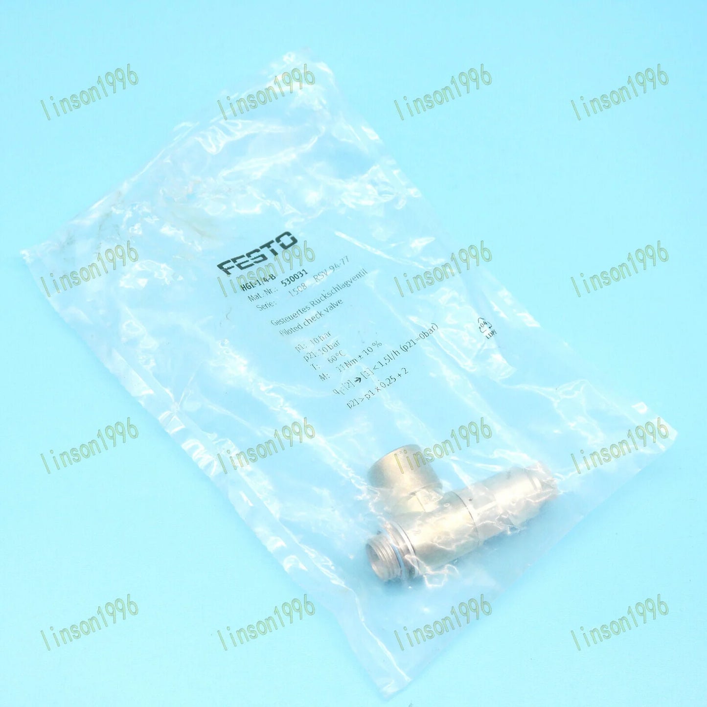 FESTO Check Valve HGL-1/4-B | Quality assured - FESTO [2]
