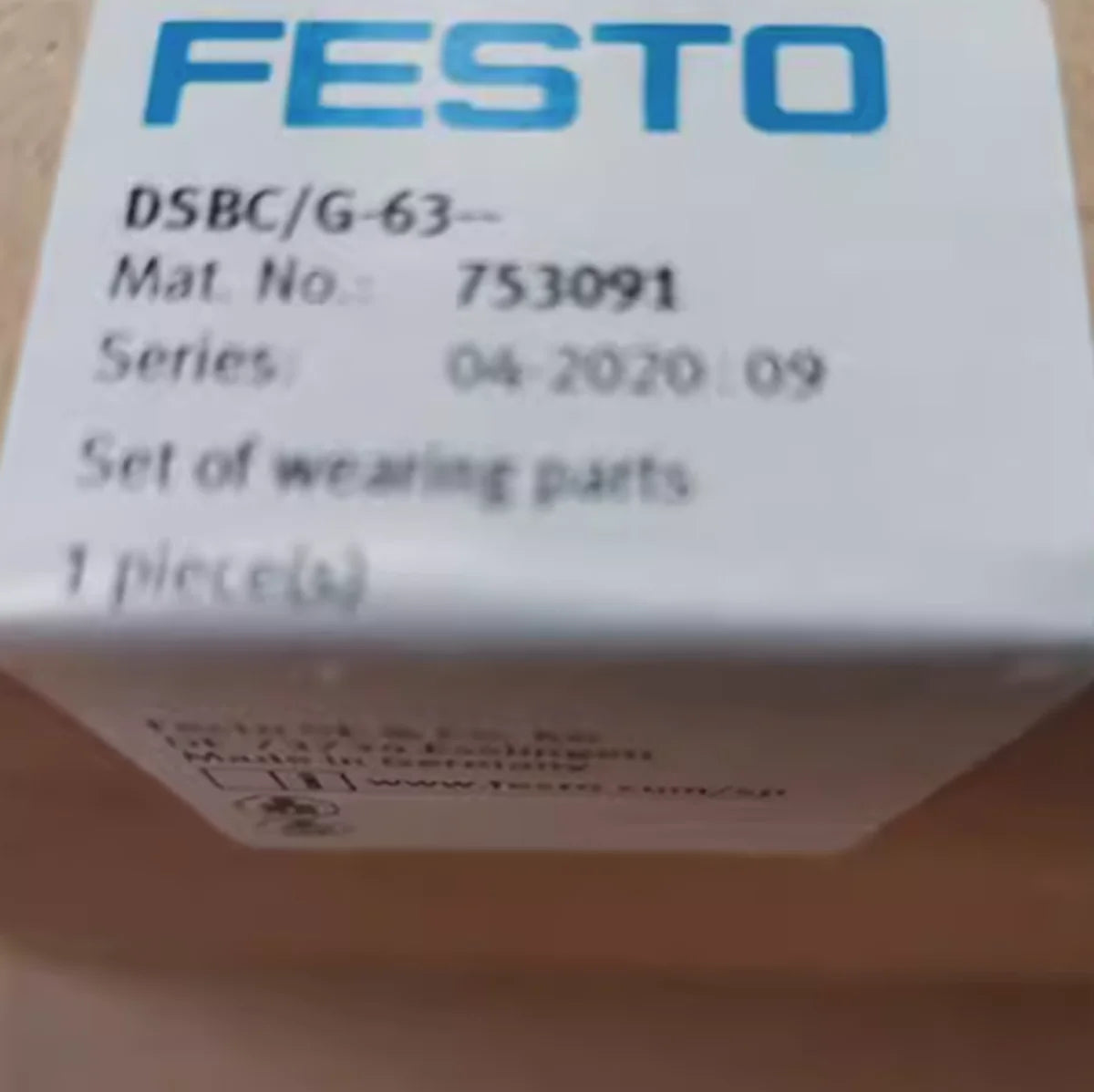FESTO Cylinder Repair Kit for Industrial Gas Cylinder Maintenance - FESTO [1]