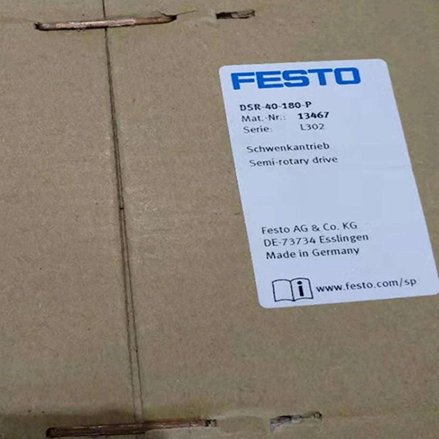 FESTO DSR-40-180-P 13467 Rotary Cylinder - FESTO [1]