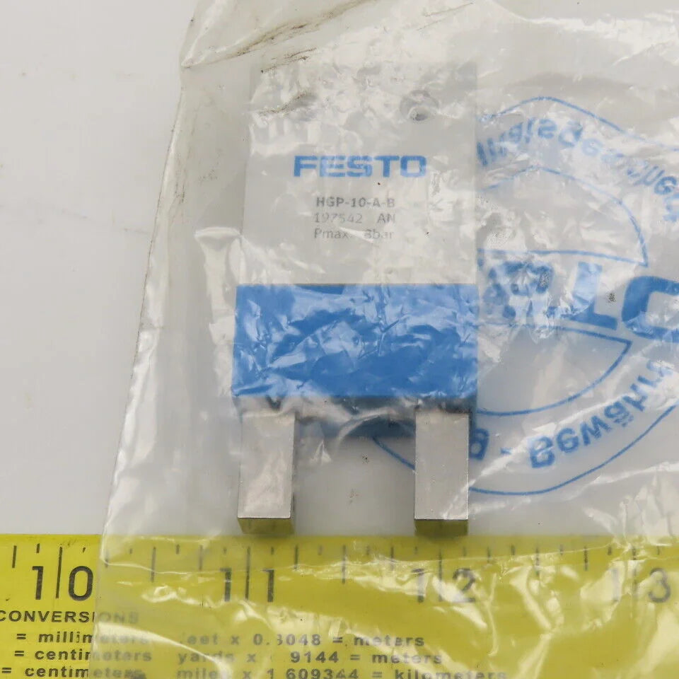 FESTO HGP-10-A-B Pneumatic Parallel Gripper 4-8 Bar Size 10 - Industrial Clamp with 1000 N Force - FESTO [5]