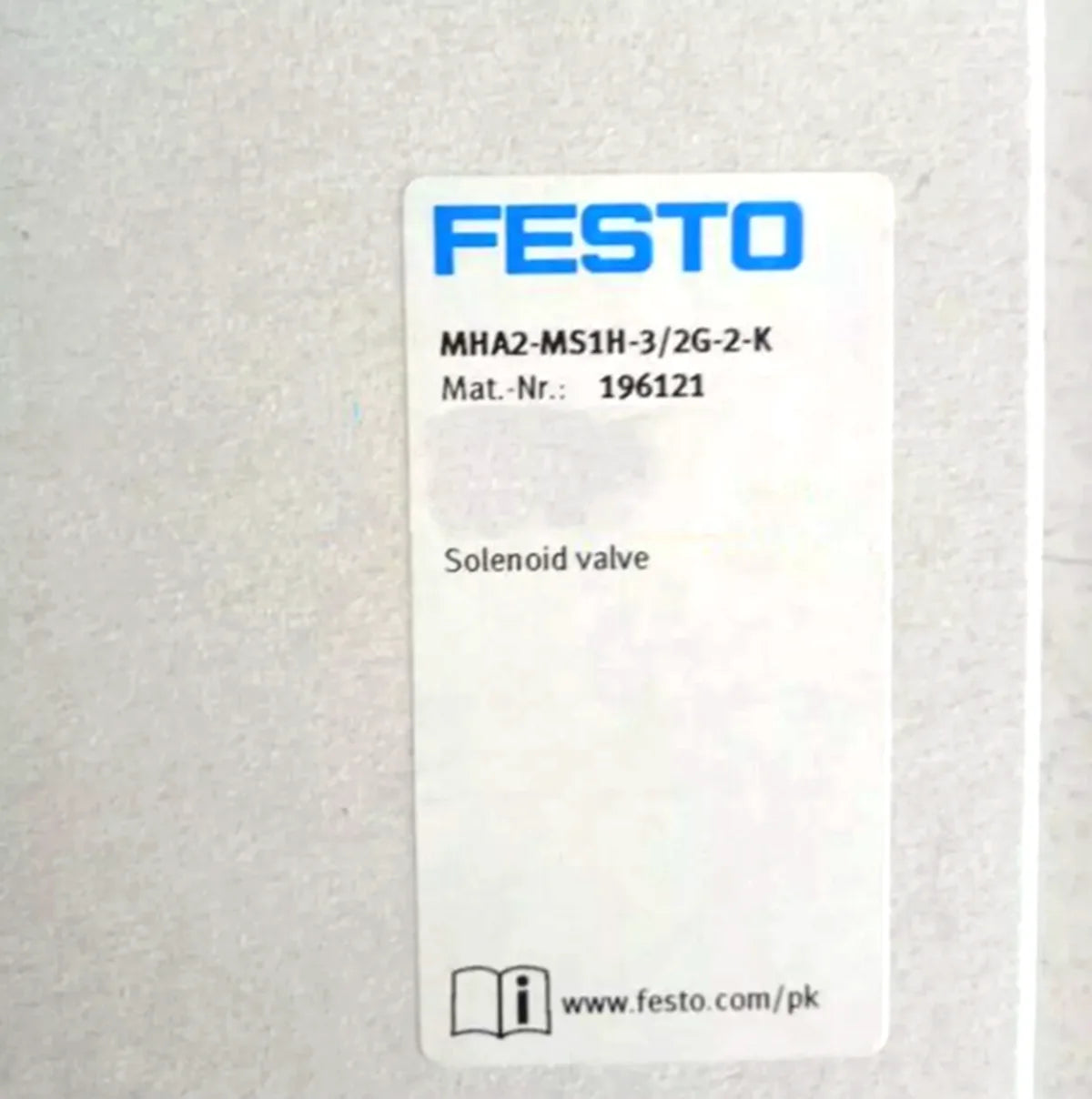 FESTO MHA2-MS1H-3/2G-2-K Solenoid Valve - FESTO [1]