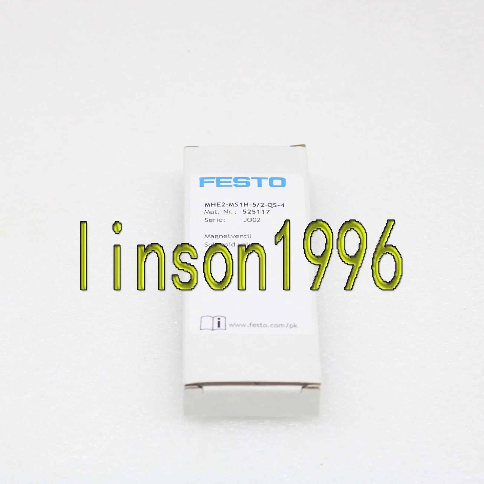 FESTO MHE2-MS1H-5/2-QS-4 525117 solenoid valve shipp - FESTO [1]