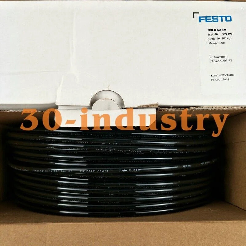 FESTO PUN-H-6X1-SW Pneumatic Hose - 50m Plastic Tubing - FESTO [1]