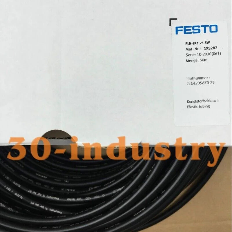 FESTO Plastic Tubing PLN-8X1.25-SW 50m Pneumatic Hose - New - FESTO [1]