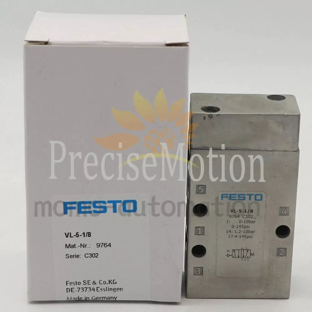 FESTO VL-5-1/8 9764 Pneumatic Valve 1PCS #MO [3]