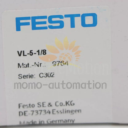 FESTO VL-5-1/8 9764 Pneumatic Valve 1PCS #MO [9]
