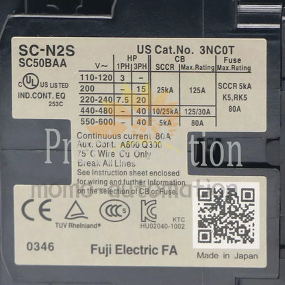 FUJI SC-N2S Magnetic Contactor 220VAC [8]