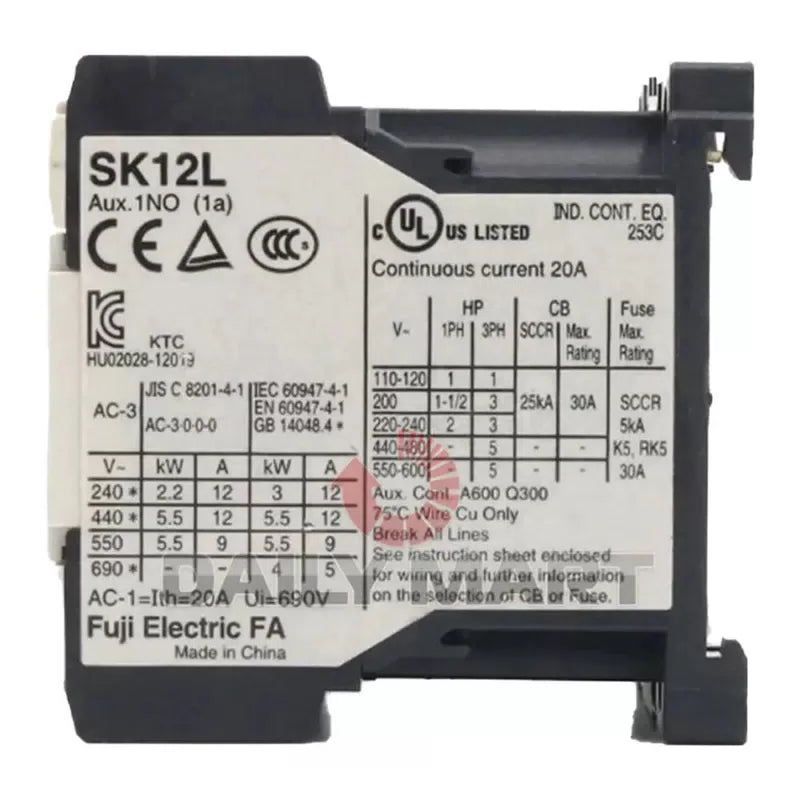 FUJI SK12L-E10 Contactor DC24V [2]