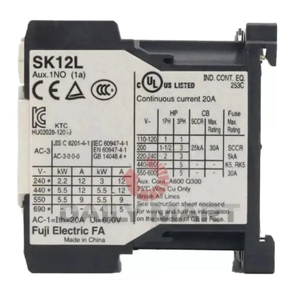 FUJI SK12L-E10 Contactor DC24V [2]
