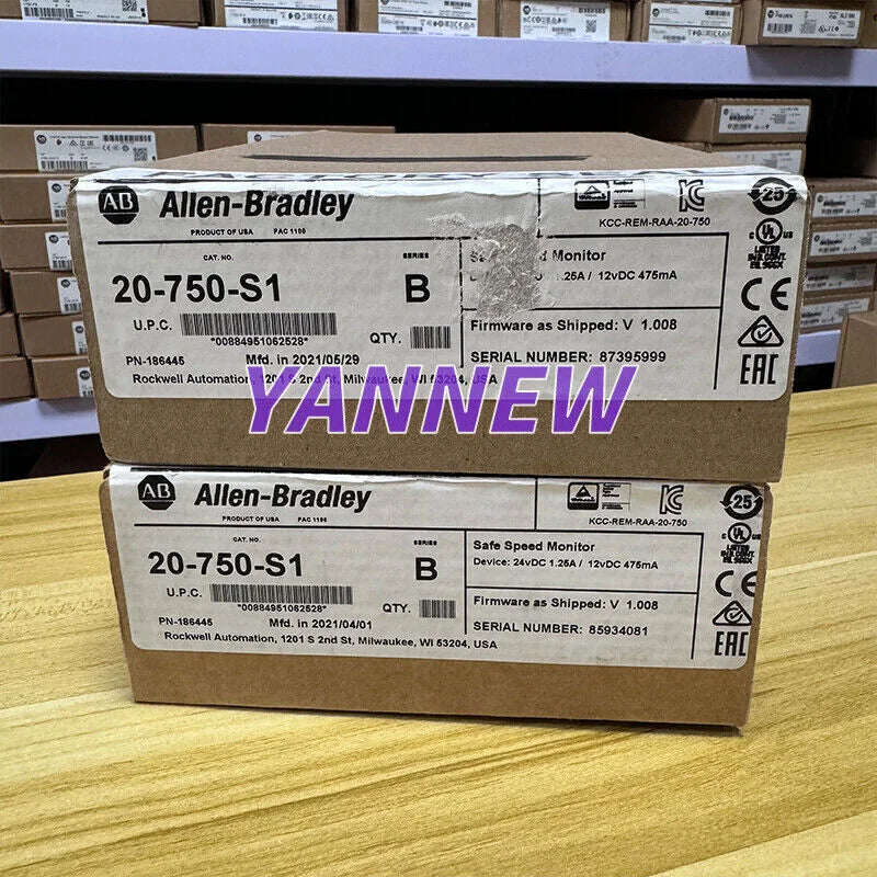 Factory Sealed AB 20-750-S1 Safe Speed Monitor Allen Bradley 20750S1 Surplus - ALLEN BRADLEY [5]