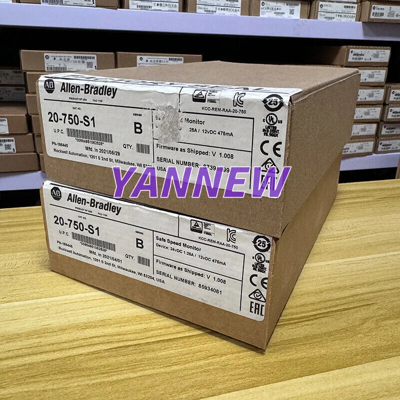 Factory Sealed AB 20-750-S1 Safe Speed Monitor Allen Bradley 20750S1 Surplus - ALLEN BRADLEY [7]