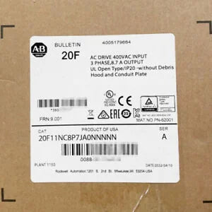 Factory Sealed Allen-Bradley 20F11NC8P7JA0NNNNN Sealed AC DRIVE - ALLEN-BRADLEY [2]