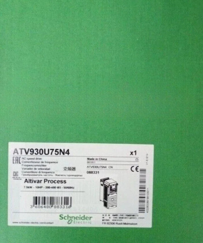 Factory Sealed Original ATV930U75N4 – Schneider Industrial Equipment - SCHNEIDER [1]
