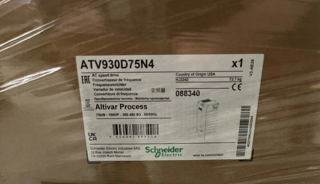 Factory Sealed Schneider ATV930D75N4 Frequency Converter Original Authentic - SCHNEIDER [1]