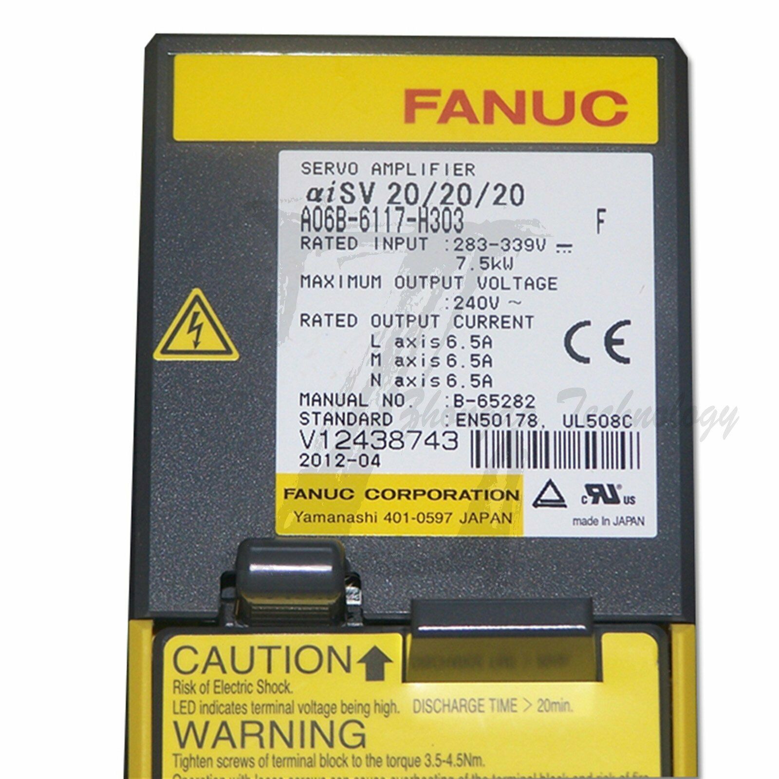 Fanuc,3 AXIS ALPHA i SERVO MODULE MDL AiSV- 20/20/20，A06B-6117-H303 - FANUC