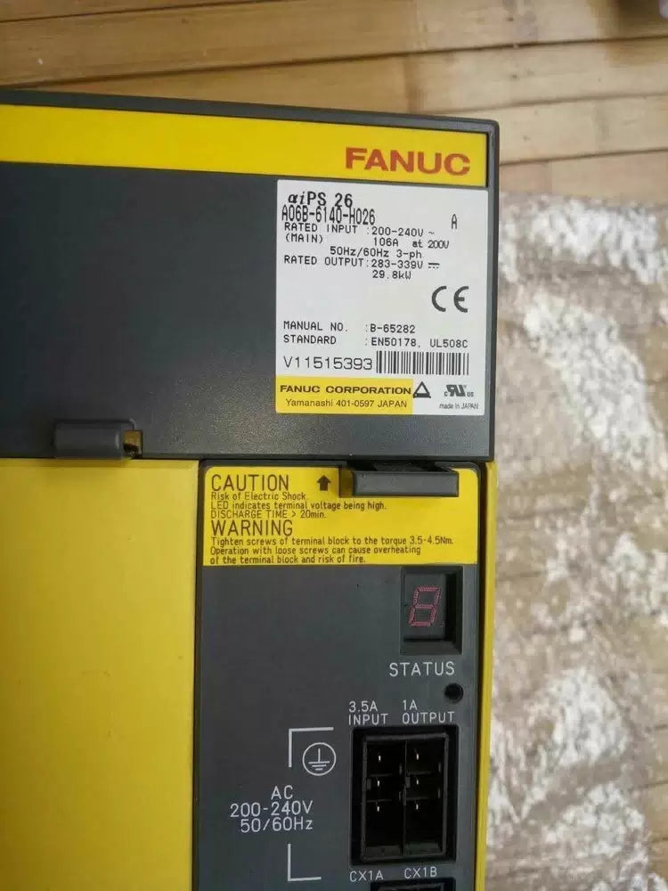Fanuc A06B-6140-H026 Servo Drive One A06B6140H026 Fast Shipping US Free TAX [2]