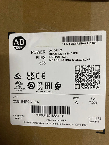 Fast Allen-Bradley 25B-E4P2N104 Projection Screen - ALLEN-BRADLEY [3]