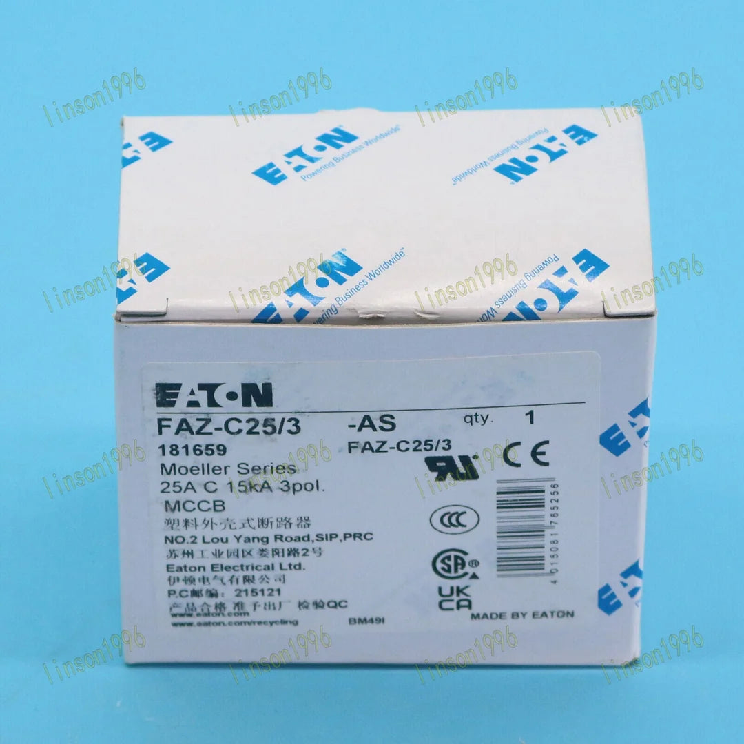 Fast Shippable Eaton FAZ-C25/3 Circuit Breaker In Box - EATON [1]
