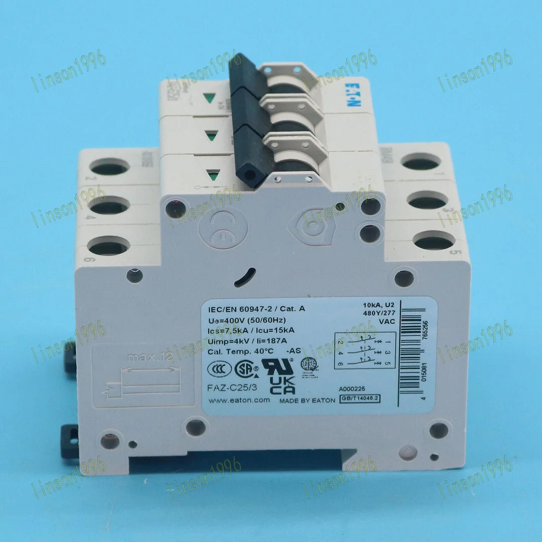 Fast Shippable Eaton FAZ-C25/3 Circuit Breaker In Box - EATON [5]