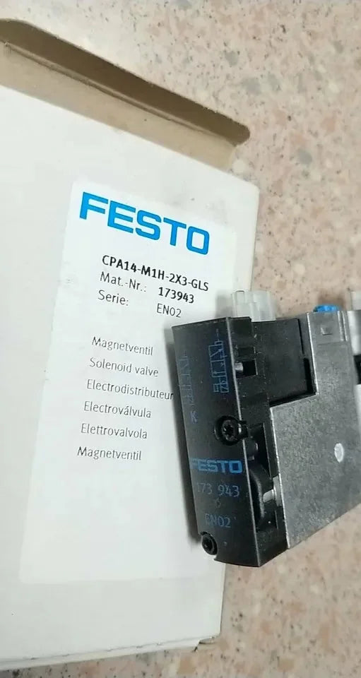 Festo CPA14-M1H-2X3-GLS 173943 Solenoid Valve New In Box - FESTO [3]