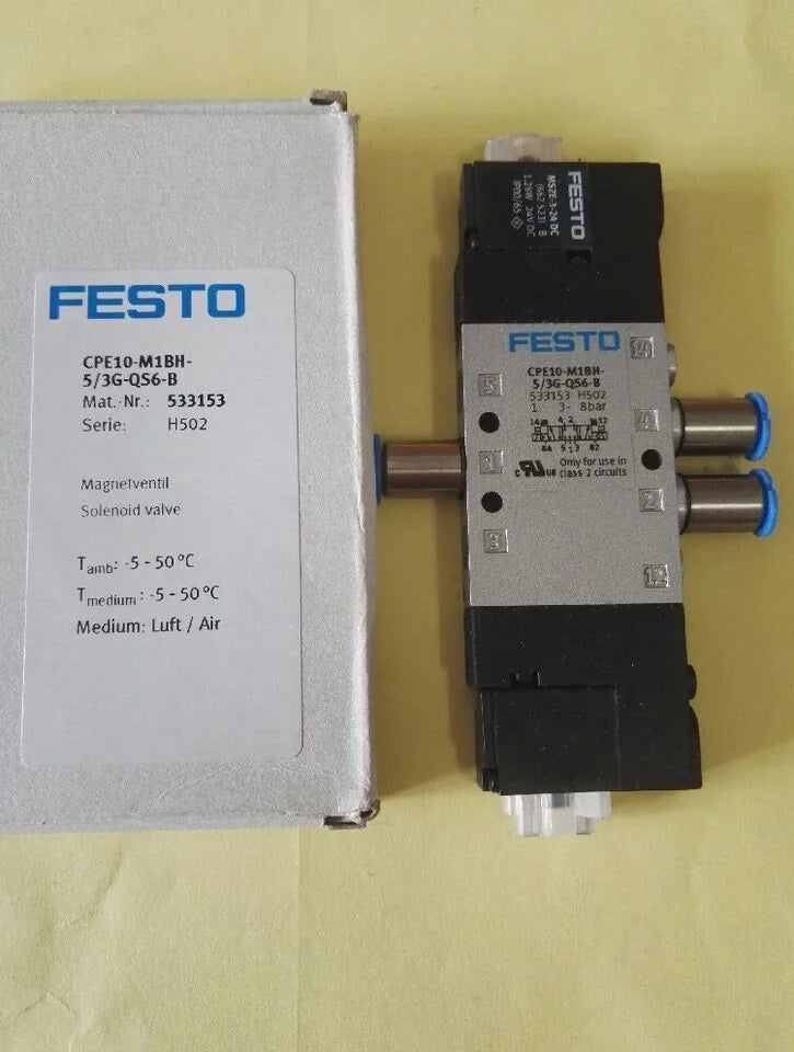 Festo CPE10-M1BH-5/3G-QS6-B Solenoid Valve - FESTO [1]