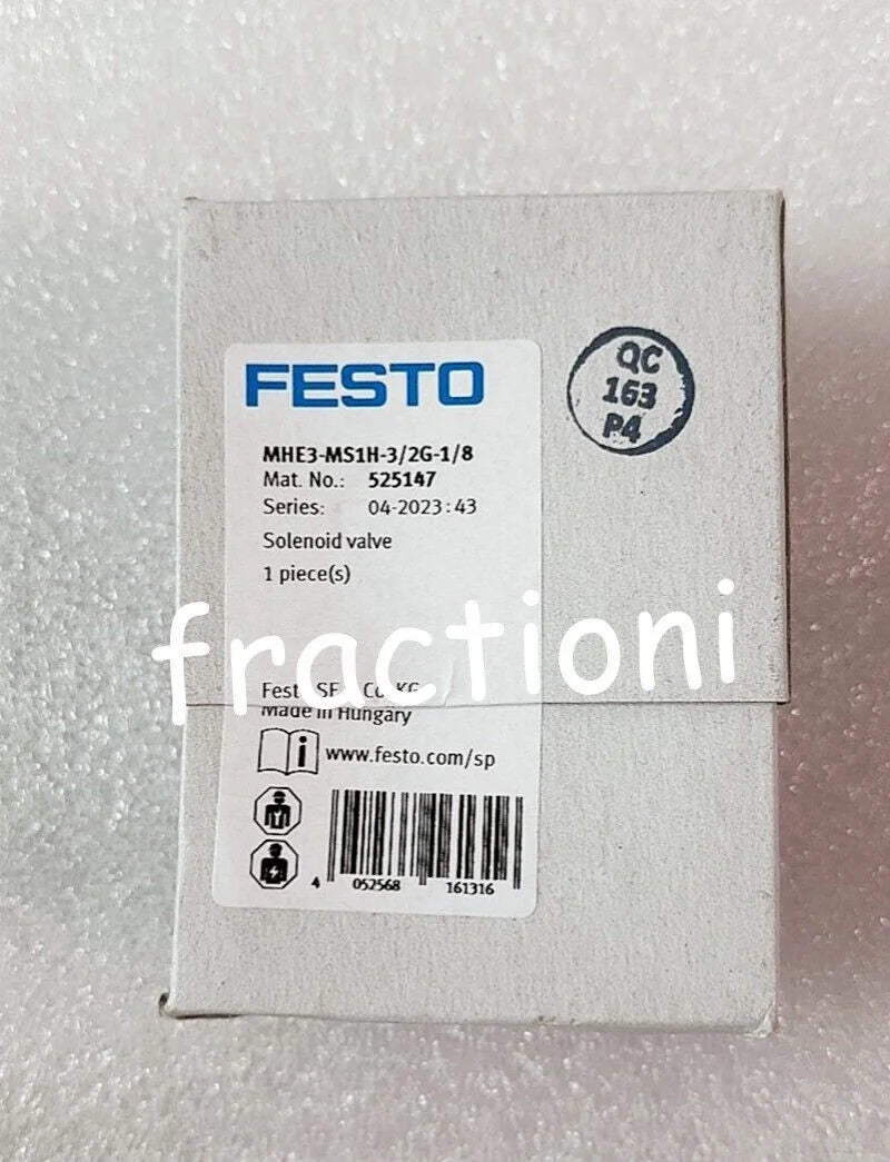 Festo MHE3-MS1H-3/2G-1/8 hydraulic motor pump, 1-Year Warranty - Durable and reliable industrial pump - FESTO [1]