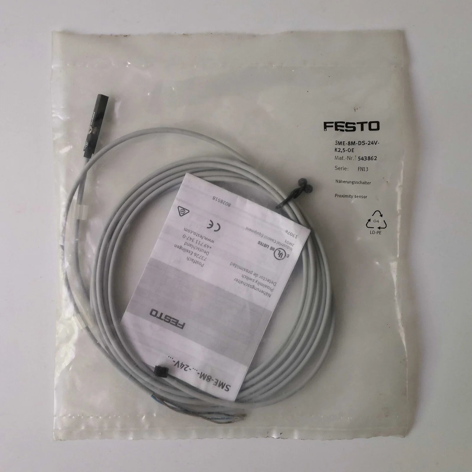 Festo Magnetic Switch SME-8M-DS-24V-K-2.5-OE - FESTO [7]