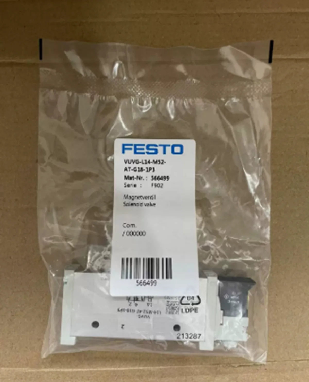 Festo Solenoid Valve VUVG-L14-M52-AT-G18-1P3 - FESTO [3]