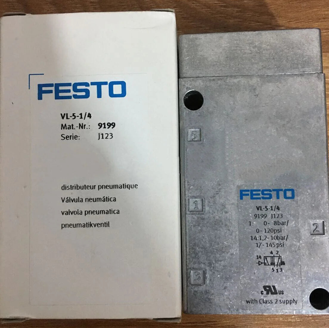 Festo VL-5-1/4 Pneumatic Control Valve - FESTO [5]