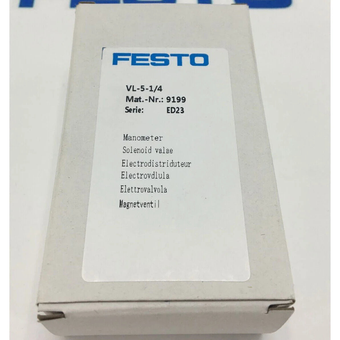 Festo VL-5-1/4 Pneumatic Control Valve - FESTO [6]