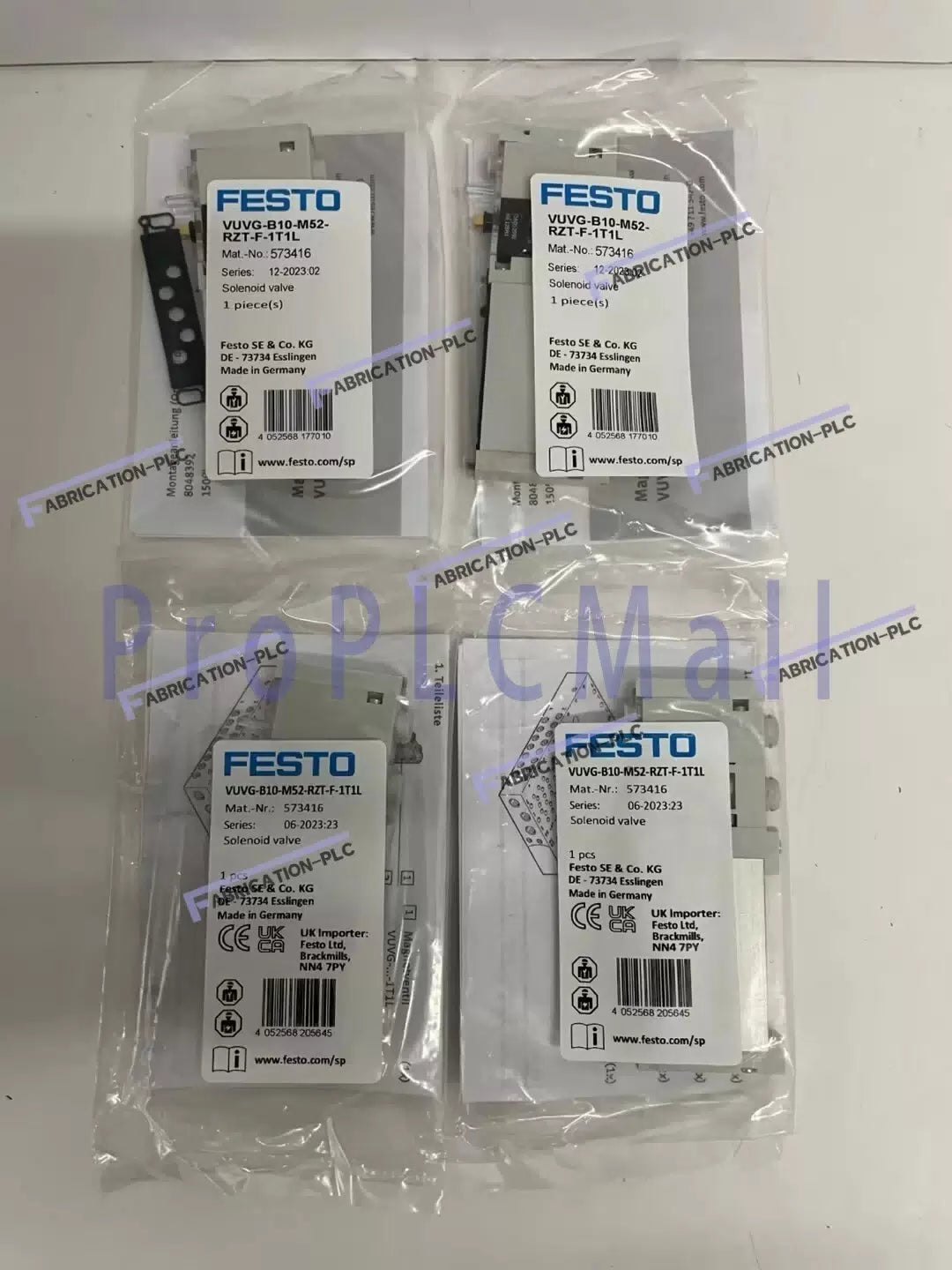 Festo VUVG-B10-M52-RZT-F-1T1L 573416 Solenoid Control Valve [1]