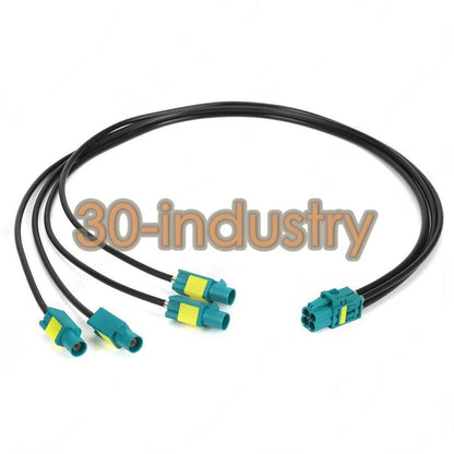 Four-Cavity Wire End Straight Male Wire Harness AMS11D-1M4Z5-Y - KOEED [2]