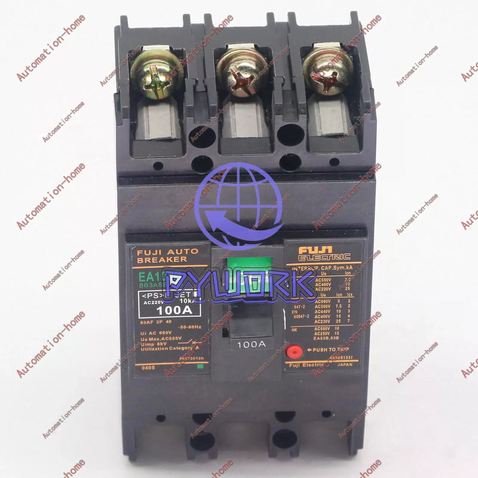 Fuji EA103B 3P 100A Circuit breaker [4]