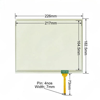 G310C000 Touch Screen for Red Lion G310S210, G310S000 Touch Panel Glass - RED LION [2]