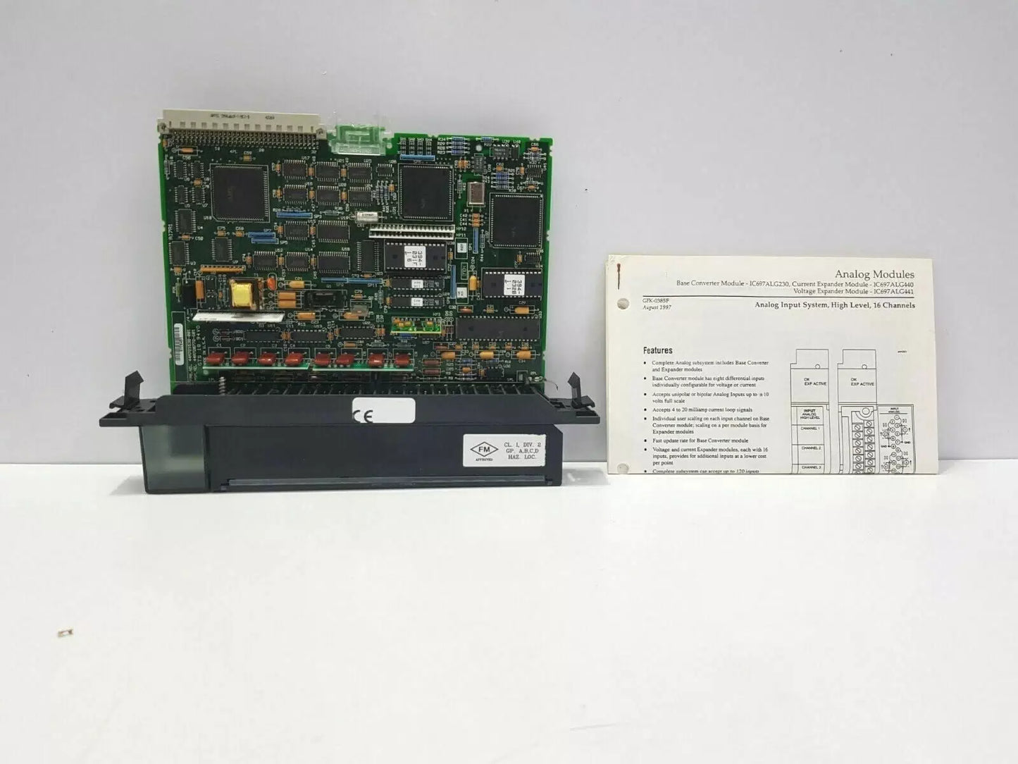 GE FANUC IC697ALG230 F ANALOG INPUT MODULE US Free TAX #I [3]