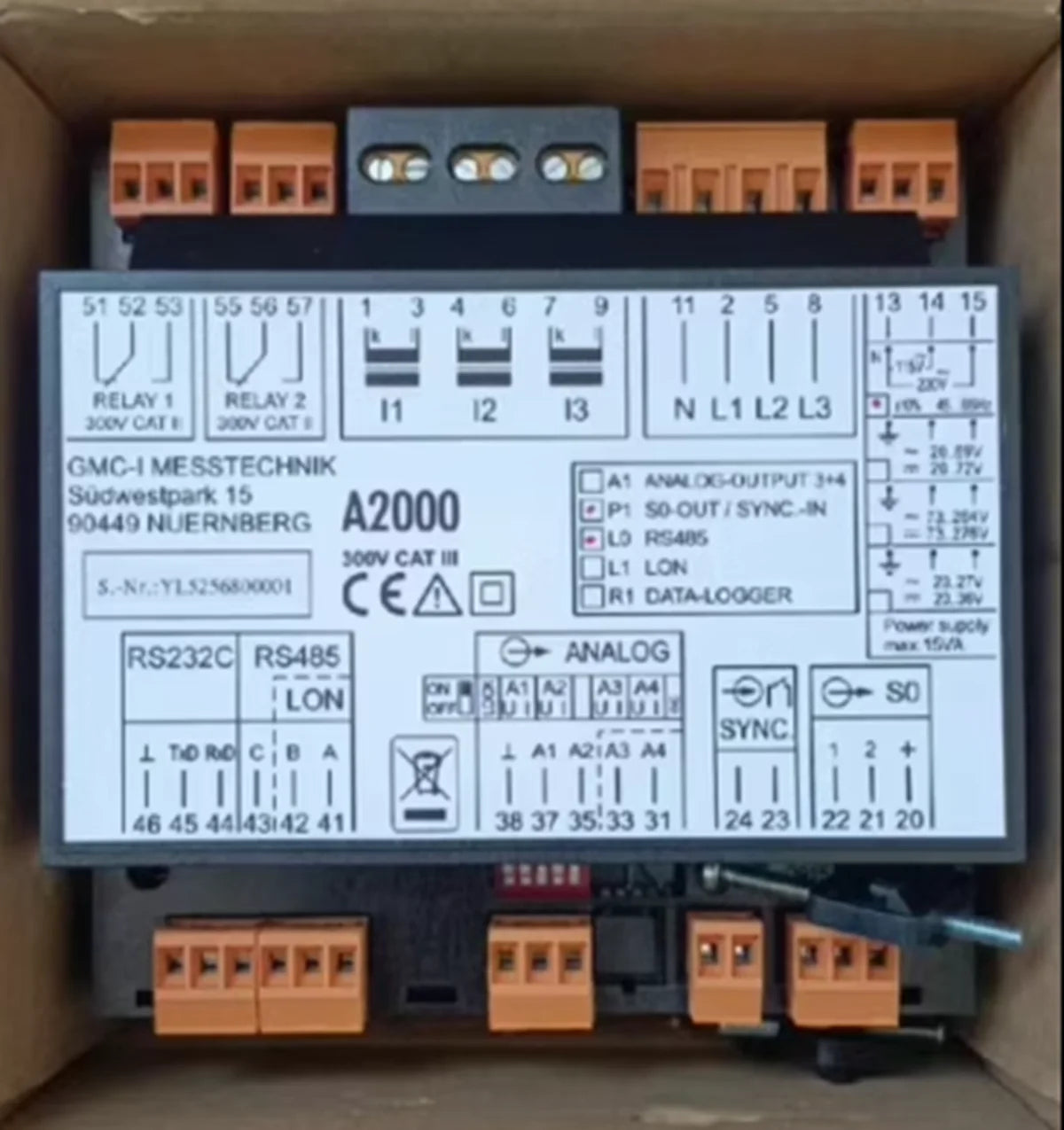 GOSSEN METRAWATT GMBH A2000 Power Meter - GOSSEN [1]