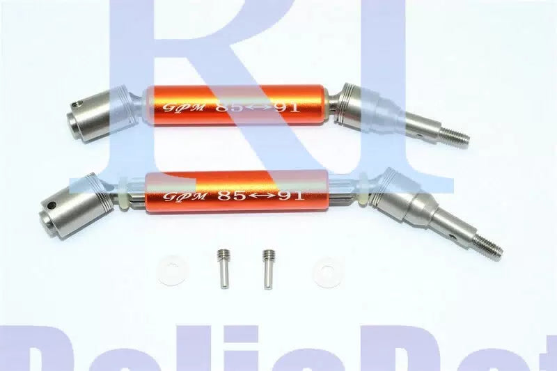 GPM Stainless Steel 304+Aluminum Rear Cvd Drive Shaft For TRAXXAS XO-01 #ke [5]