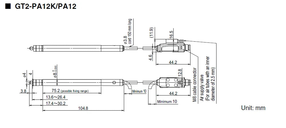 GT2-PA12KCONTACT DIGITAL SENSOR - KEYENCE [2]