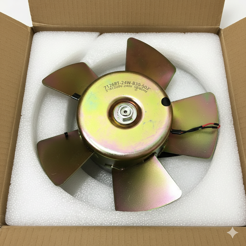 Mitsubishi 7126RT-24W-B30-S02 Replacement Cooling Fan for Spindle Motor
