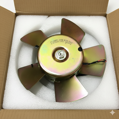 Mitsubishi 7126RT-24W-B30-S02 Replacement Cooling Fan for Spindle Motor