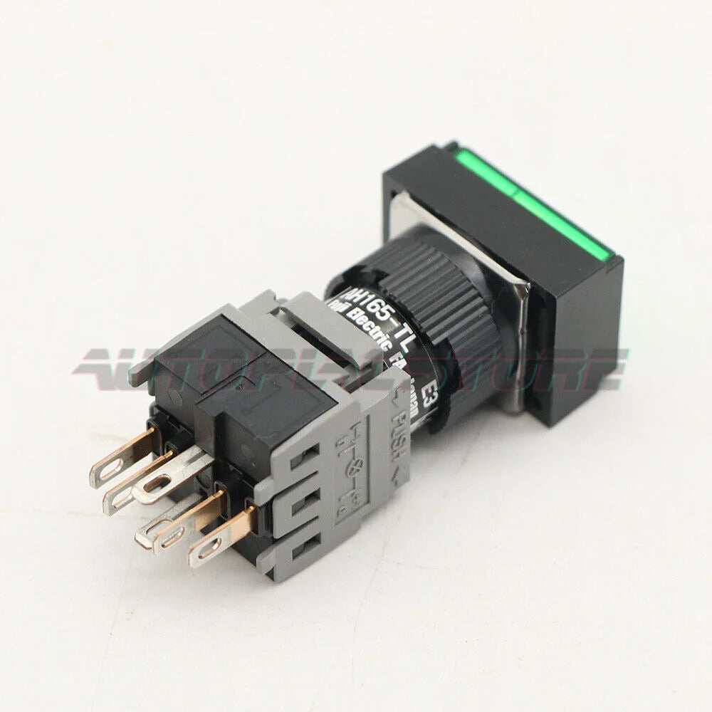 Green LED Pushbutton Switch 24VDC AH165-TLG11E3 - FUJI ELECTRIC [2]